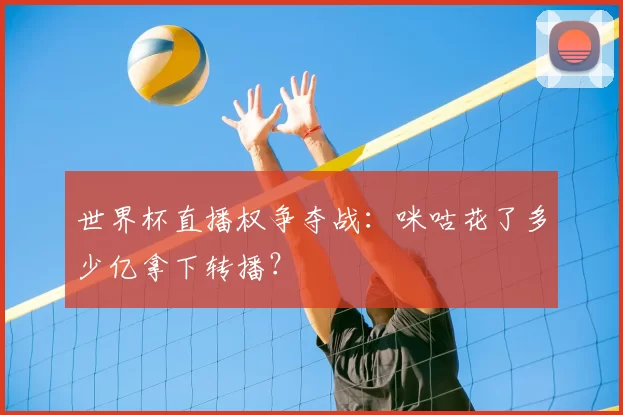 世界杯直播权争夺战：咪咕花了多少亿拿下转播？
